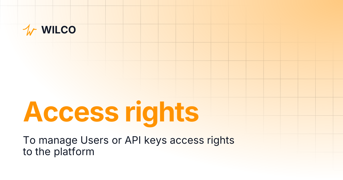 Access rights | WILCO